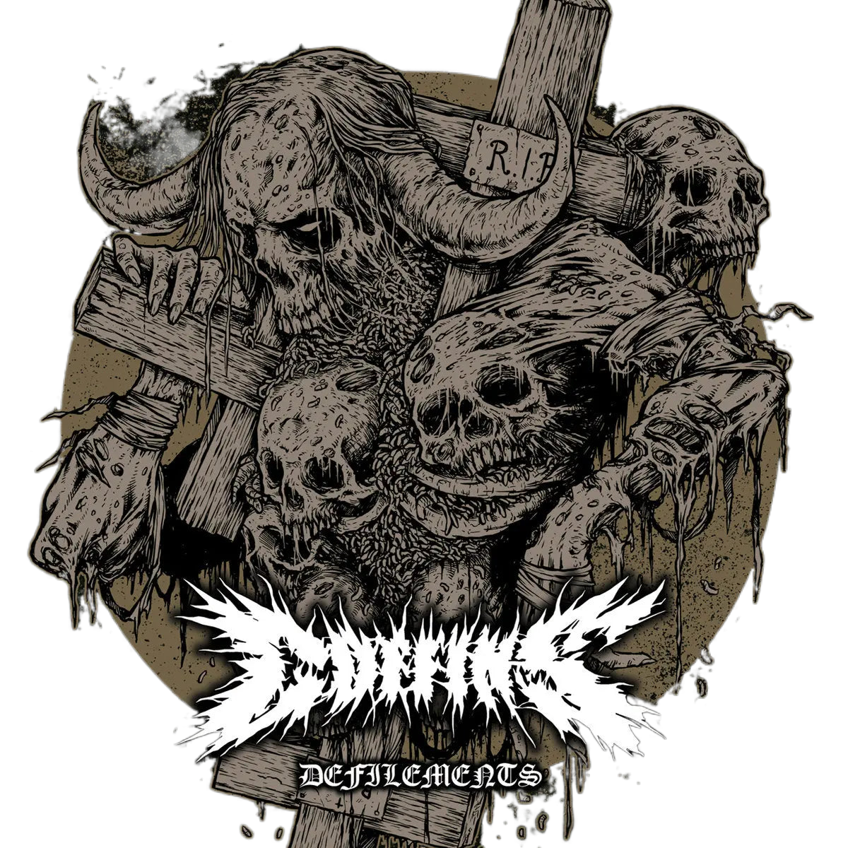 COFFINS - Defilements 2CD Horror Pain Gore Death Productions Shop