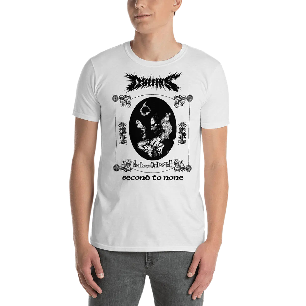 COFFINS / SECOND TO NONE - Nine Cocoons Of Dens To F T-Shirt Horror Pain Gore Death Productions Shop