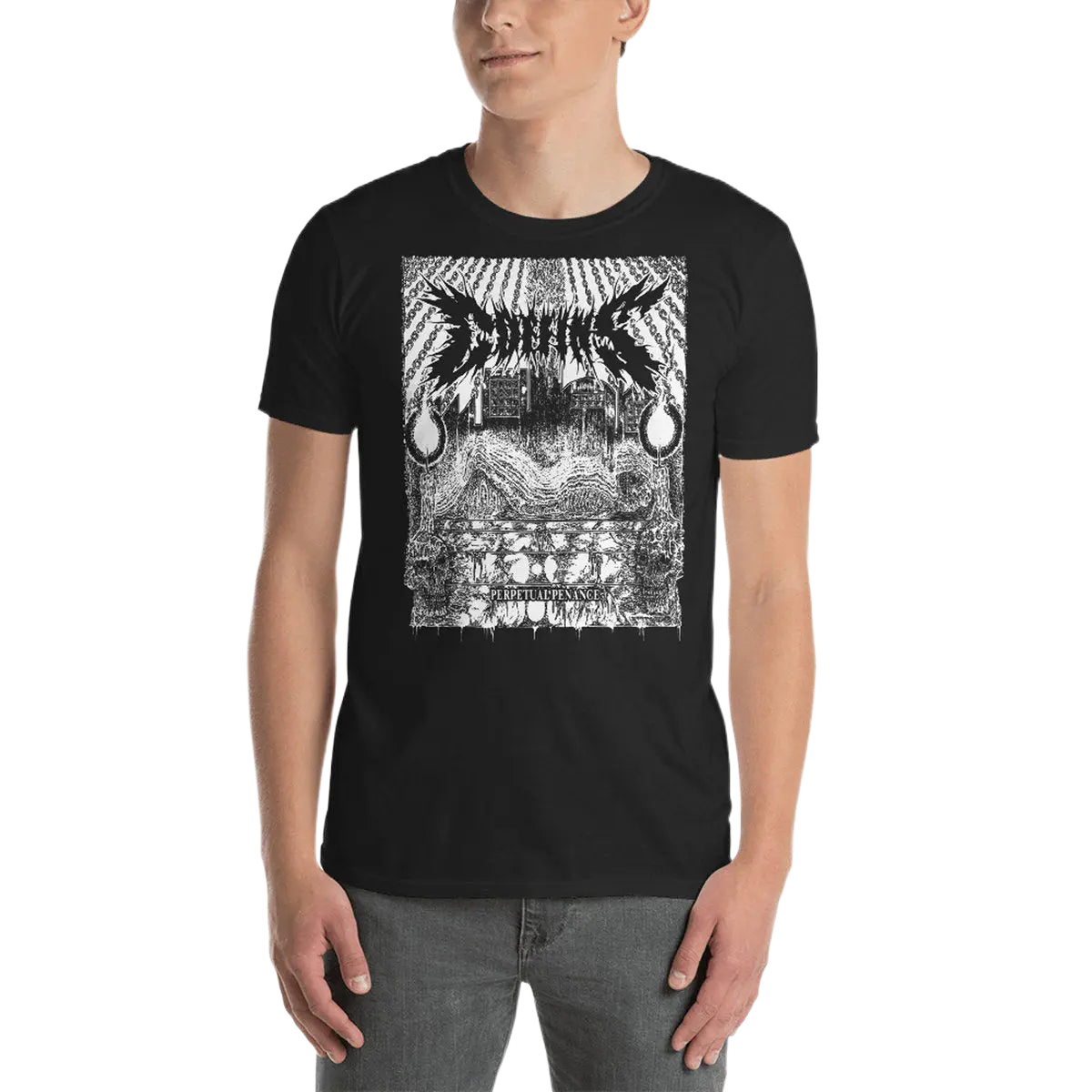 COFFINS - Perpetual Penance T-Shirt Horror Pain Gore Death Productions Shop