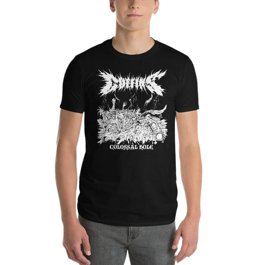 COFFINS - Colossal Hole Black T-Shirt Horror Pain Gore Death Productions Shop