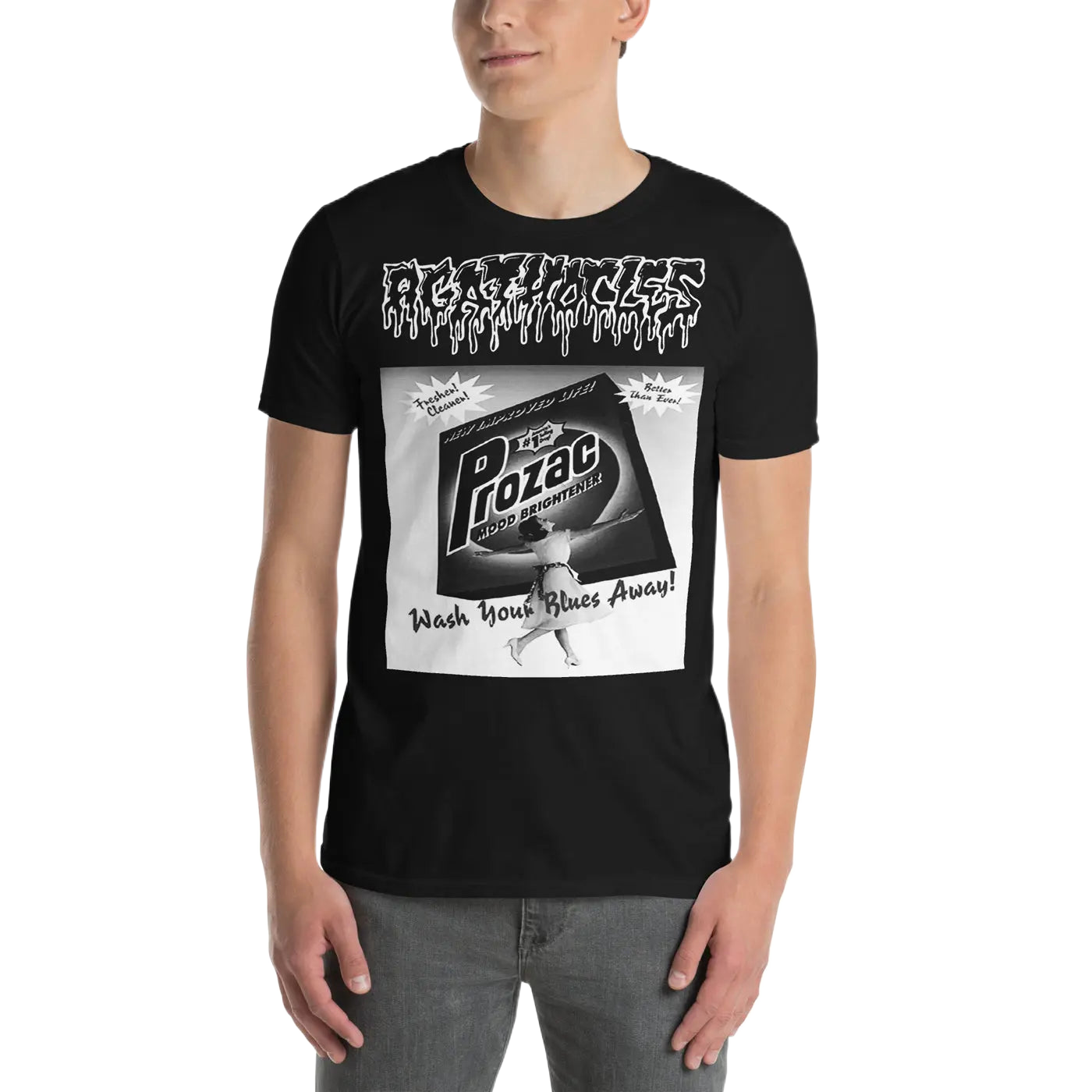 AGATHOCLES - Wash Your Blues Away T-Shirt Horror Pain Gore Death Productions Shop