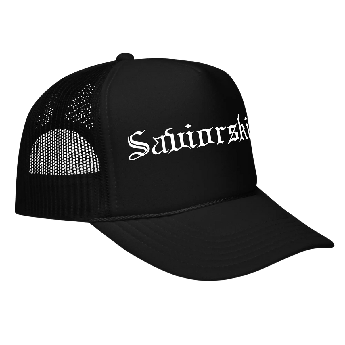SAVIORSKIN - Logo Trucker Hat Horror Pain Gore Death Productions Shop