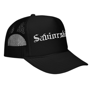 SAVIORSKIN - Logo Trucker Hat Horror Pain Gore Death Productions Shop