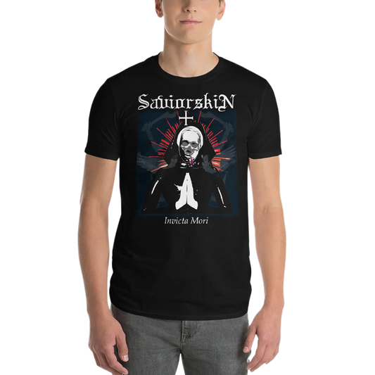 SAVIORSKIN - Invicta Mori T-Shirt Horror Pain Gore Death Productions Shop