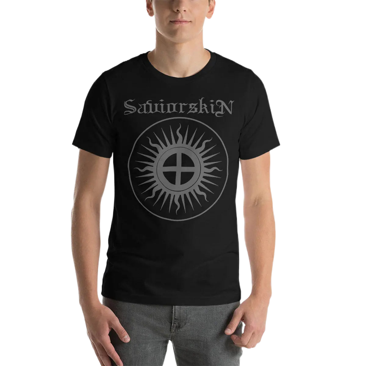 SAVIORSKIN - Logo T-Shirt Horror Pain Gore Death Productions Shop