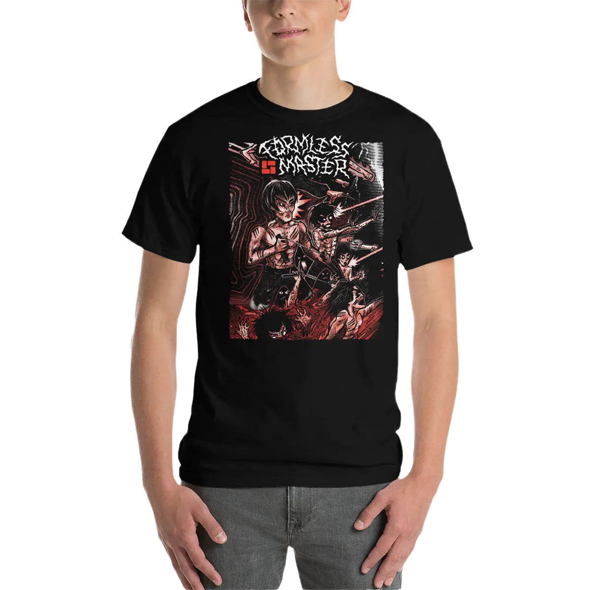FORMLESS MASTER - The Clones Of Bruce Lee T-Shirt Horror Pain Gore Death Productions Shop