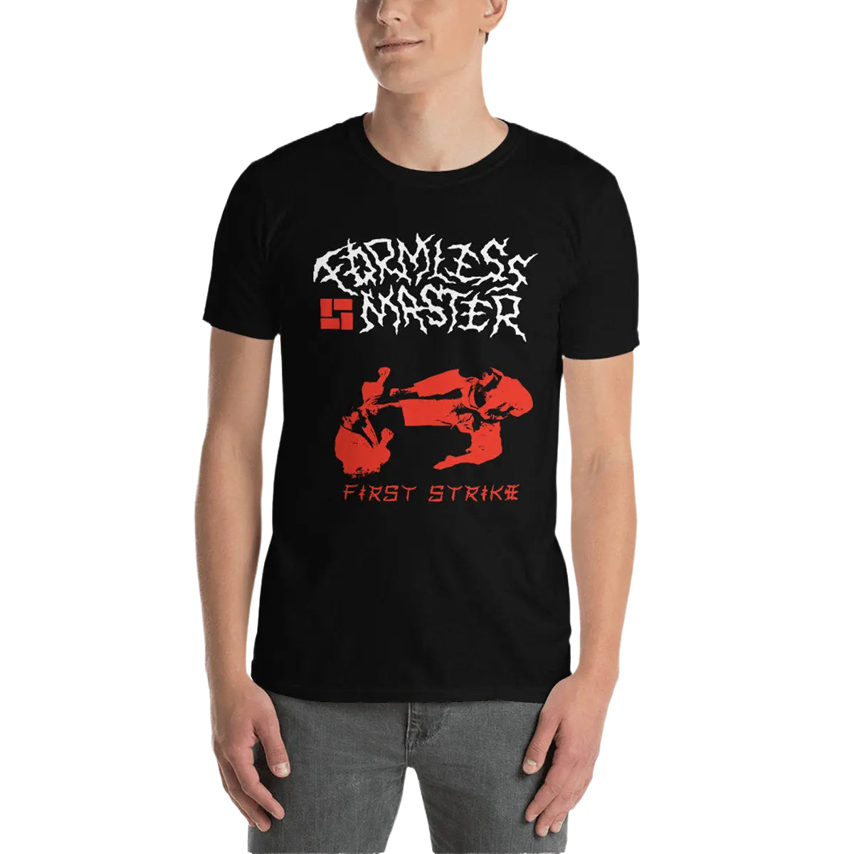 FORMLESS MASTER - First Strike T-Shirt Horror Pain Gore Death Productions Shop