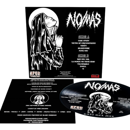 NO/MÁS - Raíz Del Mal LP (Picture Disc) LTD To 100 Horror Pain Gore Death Productions Shop