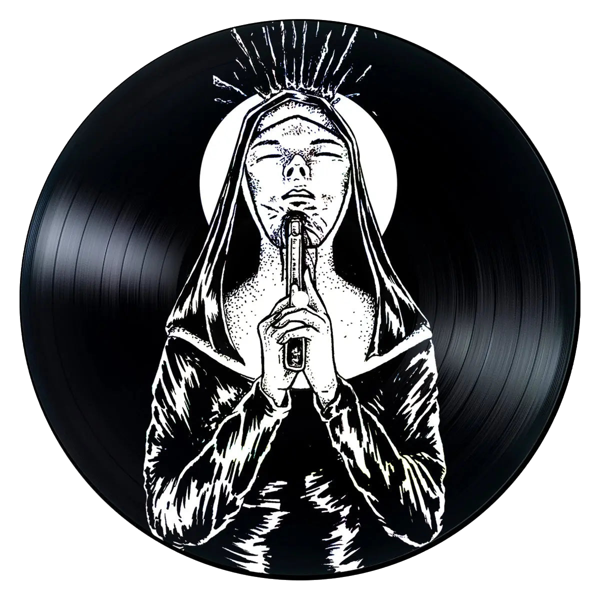 NO/MÁS - Raíz Del Mal LP (Picture Disc) LTD To 100 Horror Pain Gore Death Productions Shop