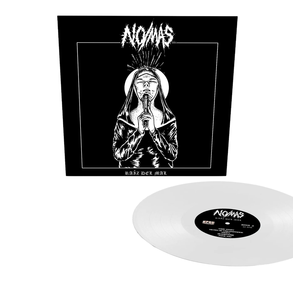NO/MÁS - Raíz Del Mal LP (White) LTD To 100 Horror Pain Gore Death Productions Shop