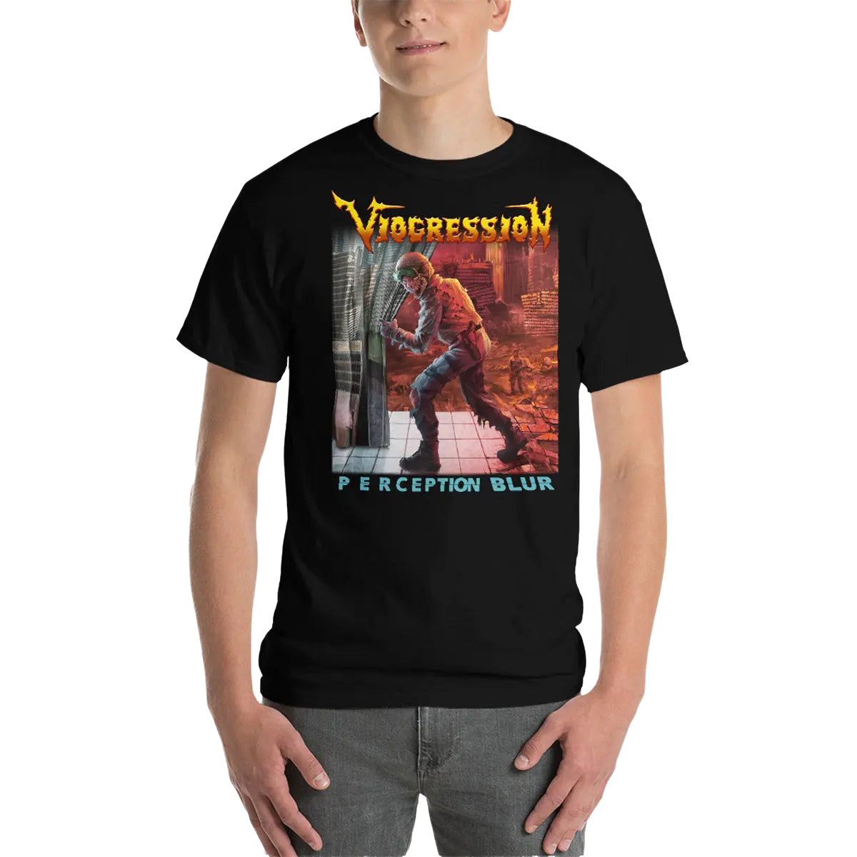 VIOGRESSION - Perception Blur T-Shirt Horror Pain Gore Death Productions Shop