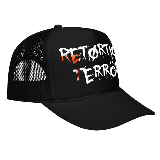 RETORTION TERROR - Logo Trucker Hat Horror Pain Gore Death Productions Shop