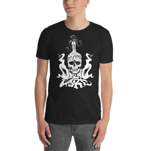 DRUID LORD - Candle Logo T-Shirt Horror Pain Gore Death Productions Shop