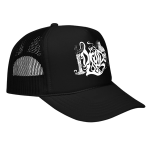 DRUID LORD - Logo Trucker Hat Horror Pain Gore Death Productions Shop