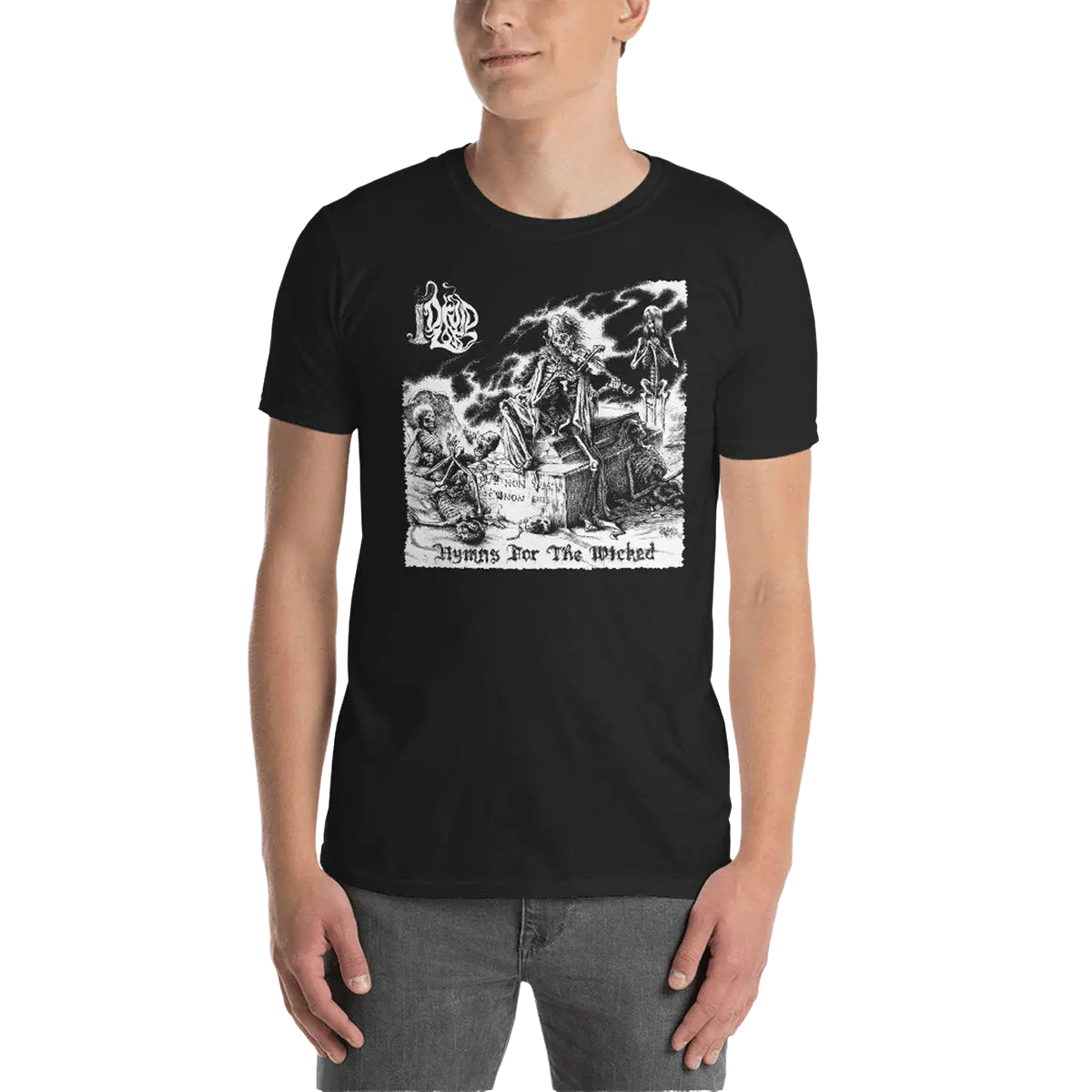 DRUID LORD - Hymns For The Wicked T-Shirt Horror Pain Gore Death Productions Shop
