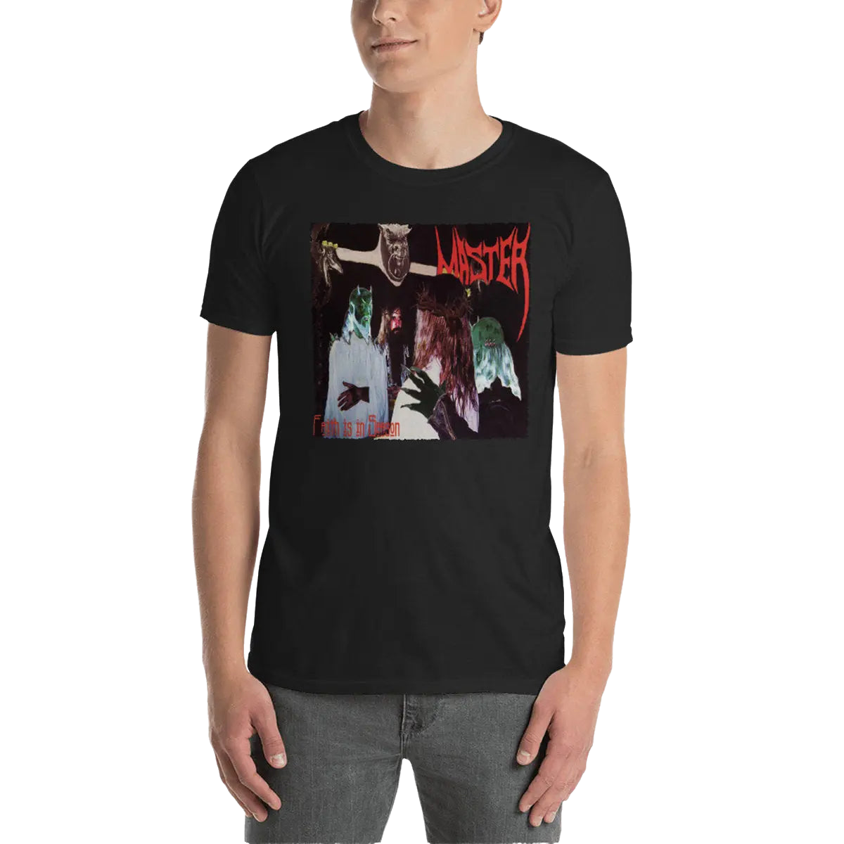 MASTER - Faith Is In Season Version 2 T-Shirt Horror Pain Gore Death Productions Shop