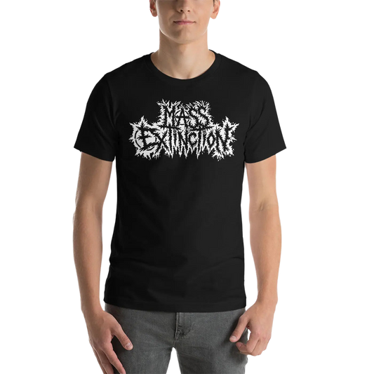 MASS EXTINCTION - Logo T-Shirt Horror Pain Gore Death Productions Shop