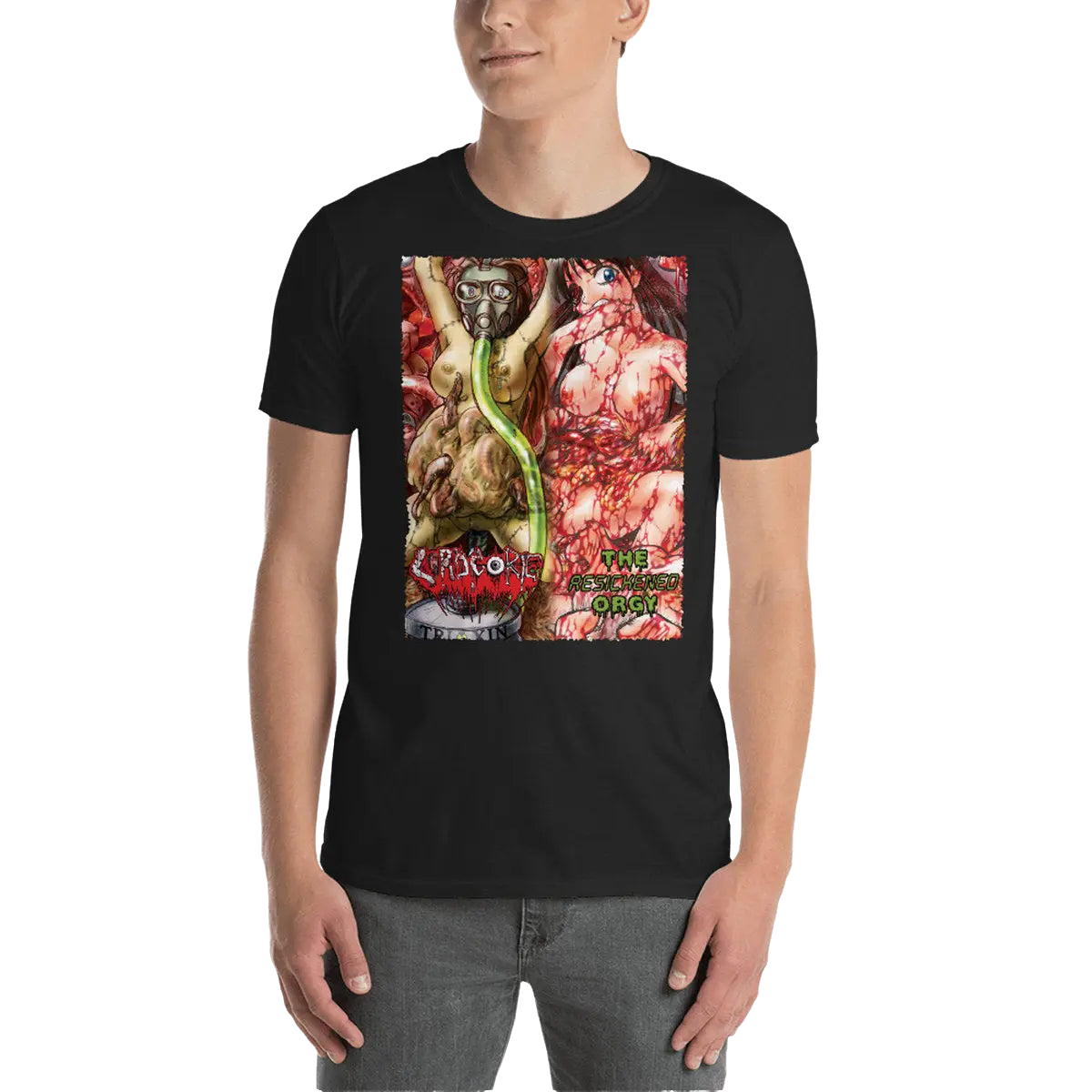 LORD GORE - The Resickened Orgy T-Shirt Horror Pain Gore Death Productions Shop