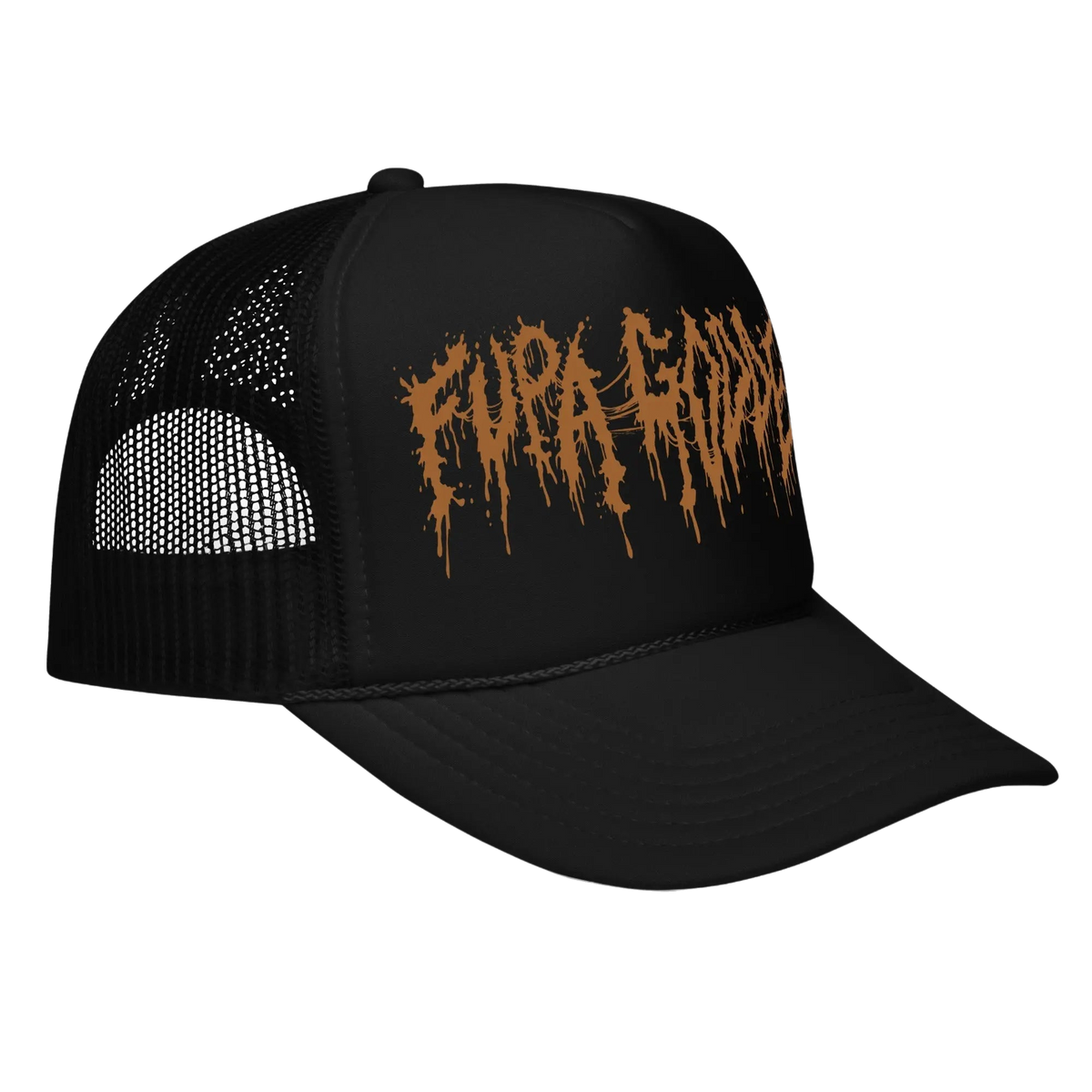 FUPA GODDESS - Logo Trucker Hat Horror Pain Gore Death Productions Shop
