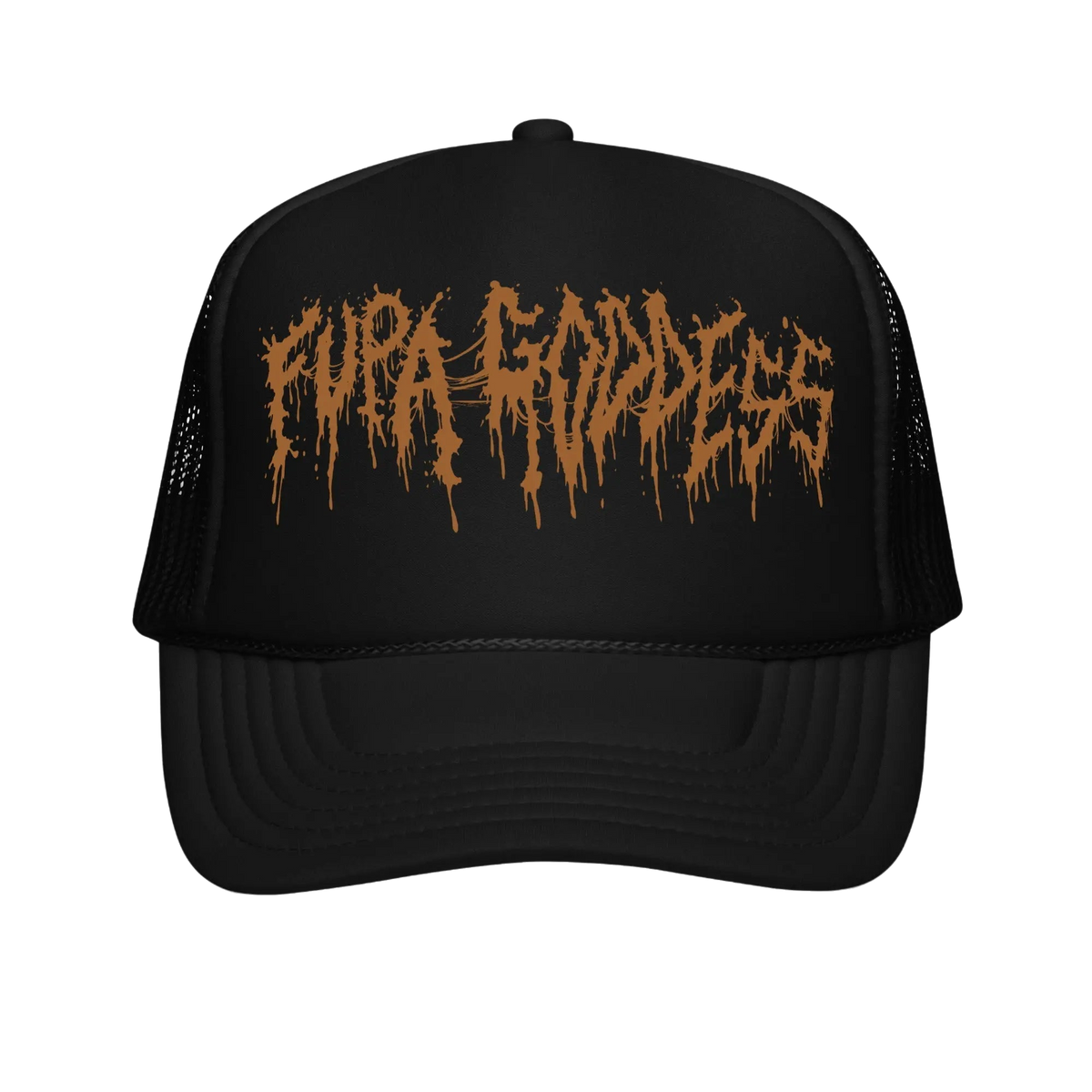 FUPA GODDESS - Logo Trucker Hat Horror Pain Gore Death Productions Shop
