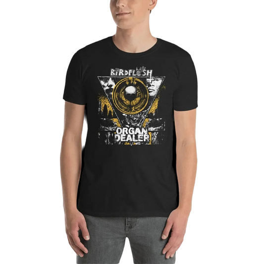 BIRDFLESH / ORGAN DEALER - Split T-Shirt Horror Pain Gore Death Productions Shop