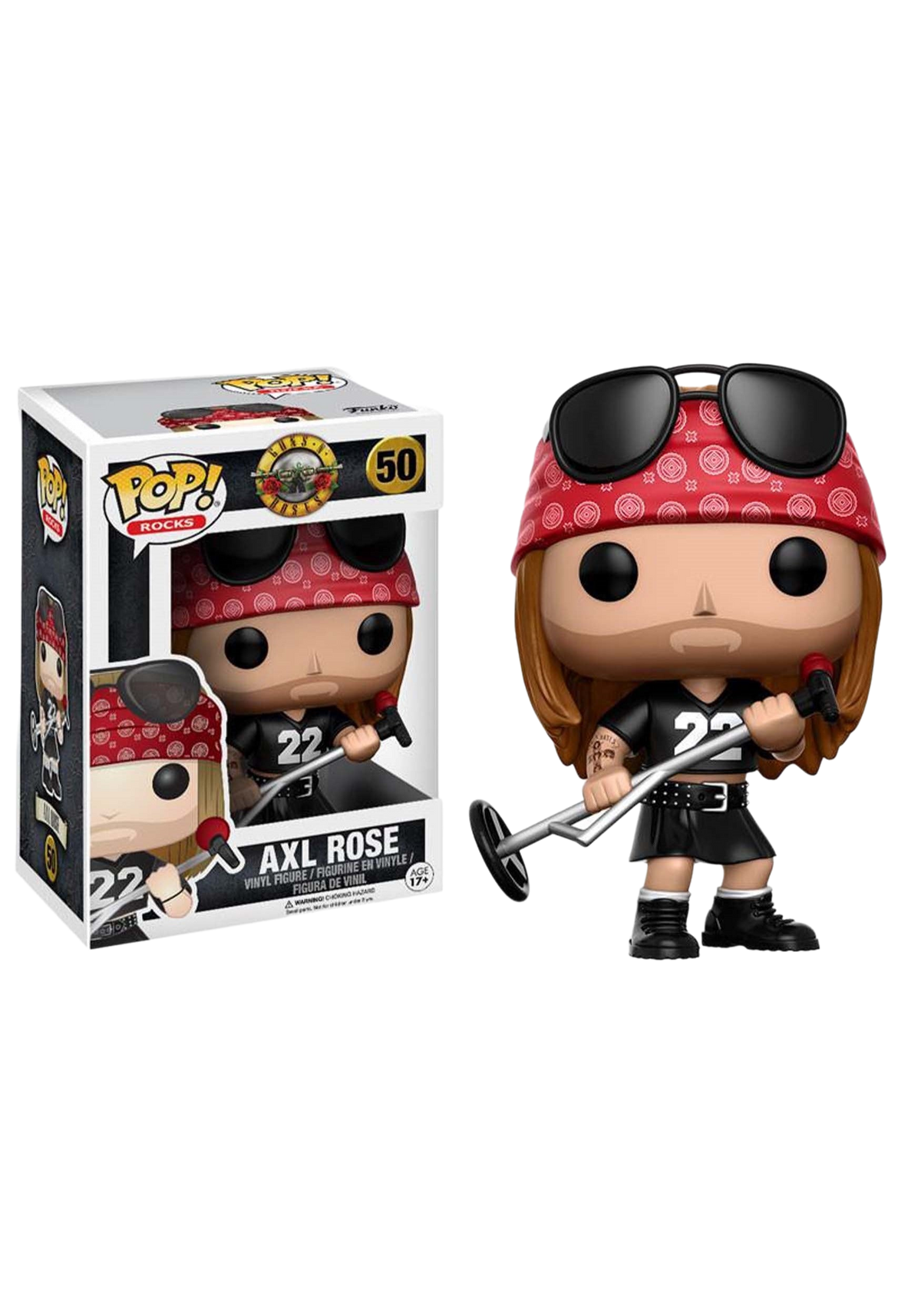 Funko Pop Rocks - Guns N Roses Axl Rose #50 Rock Movie Heroes