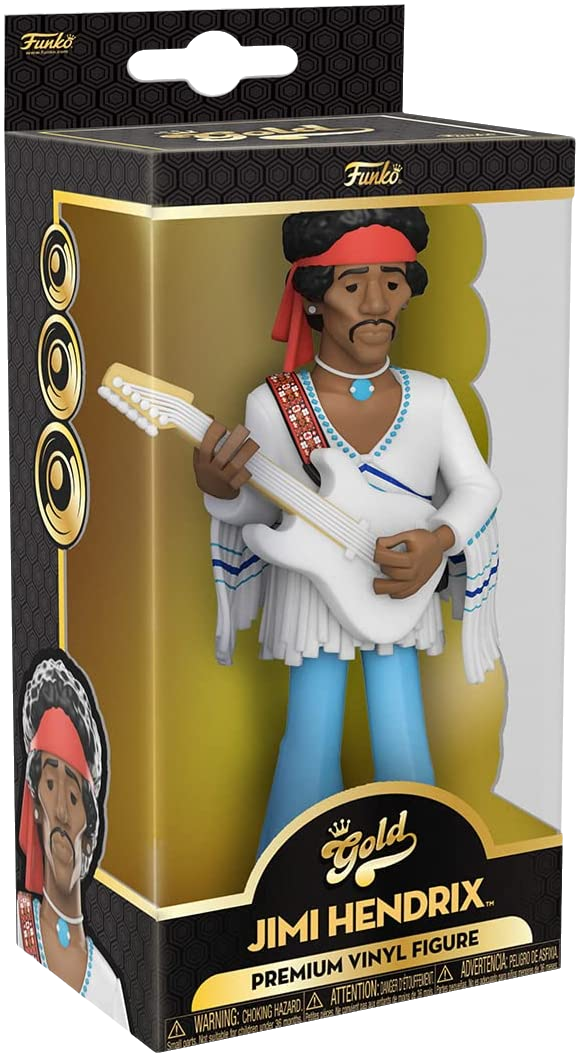 Funko Gold 5 Jimi Hendrix Premium Vinyl Figure Rock Movie Heroes