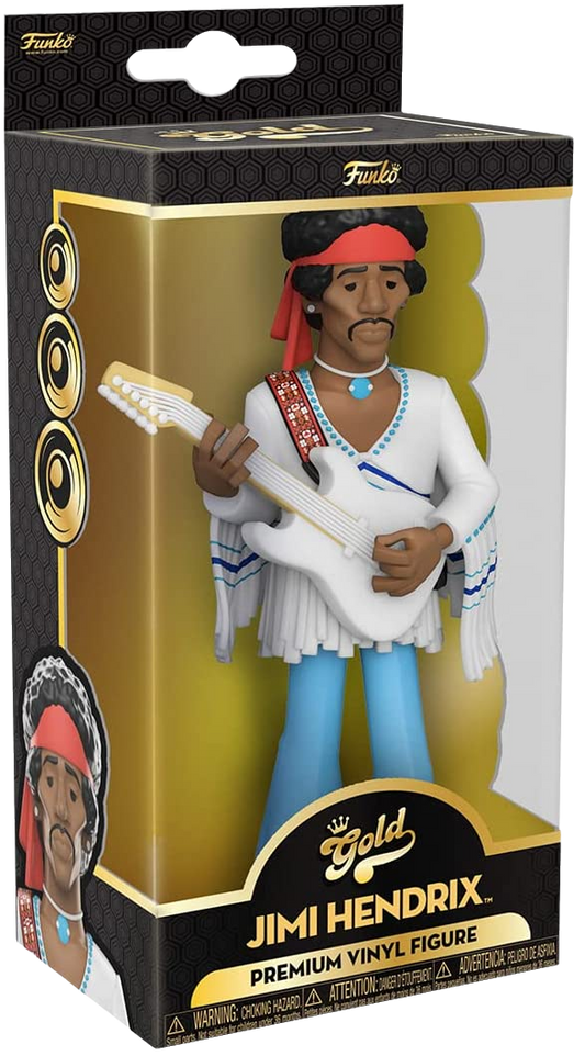 Funko Gold 5 Jimi Hendrix Premium Vinyl Figure Rock Movie Heroes