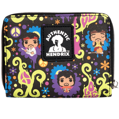 Funko Jimi Hendrix Love and Flowers All Over Print Wallet