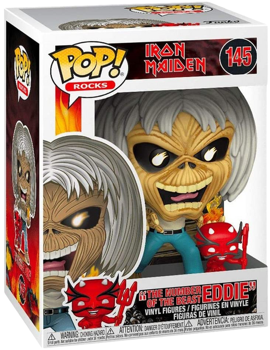 Funko Pop Rocks - Iron Maiden The Number of the Beast Eddie #145 Rock Movie Heroes