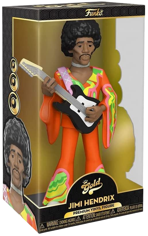 Funko Gold  Jimi Hendrix Premium Vinyl Figure 12" Rock Movie Heroes