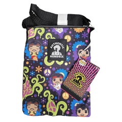 Funko Pop Jimi Hendrix Love and Flowers Crossbody Passport Bag