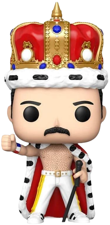 Funko Pop Rocks - Queen Freddie Mercury King #184 Rock Movie Heroes