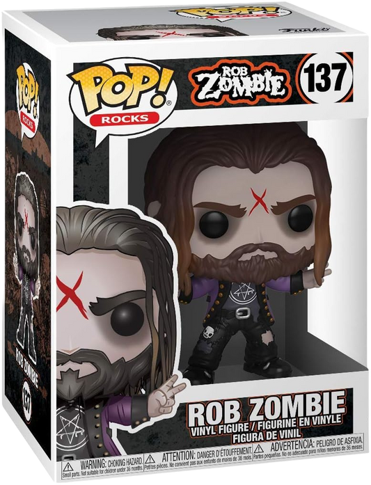 Funko Pop Rocks - Rob Zombie #137 Rock Movie Heroes