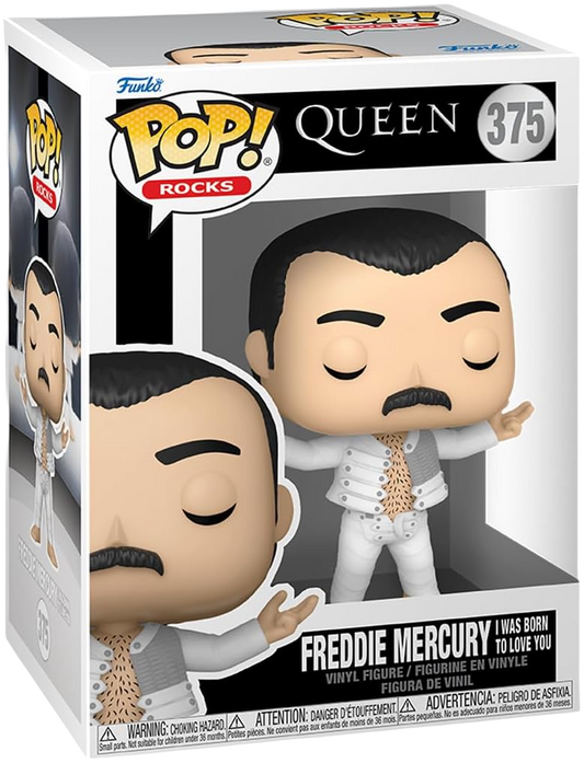 Funko Pop Rocks - Queen Freddie Mercury I Was Born to Love You Rock Movie Heroes