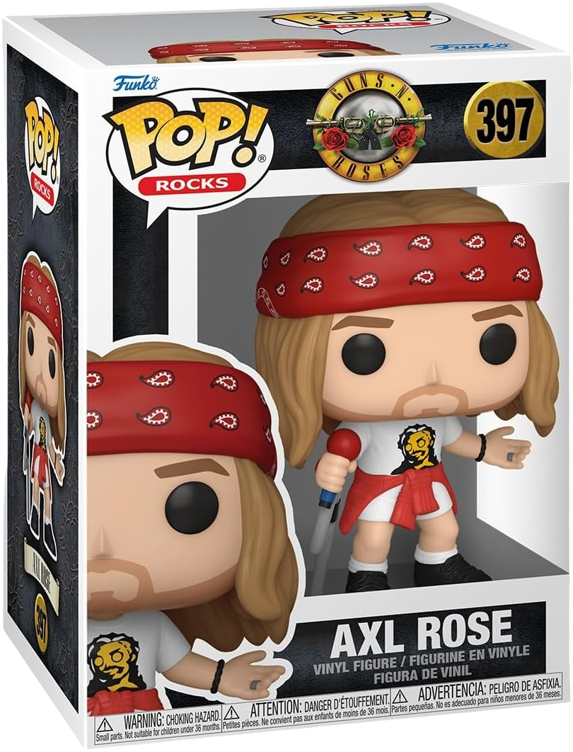Funko Pop Rocks - Guns N Roses Axl Rose 1992 #397 Rock Movie Heroes