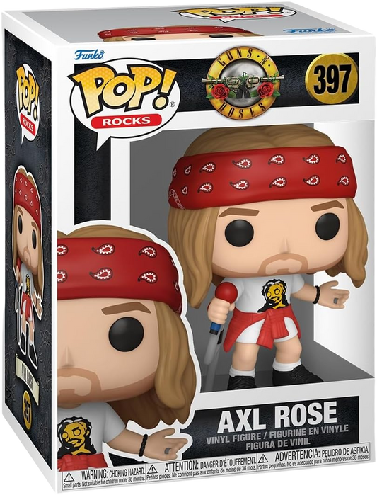 Funko Pop Rocks - Guns N Roses Axl Rose 1992 #397 Rock Movie Heroes