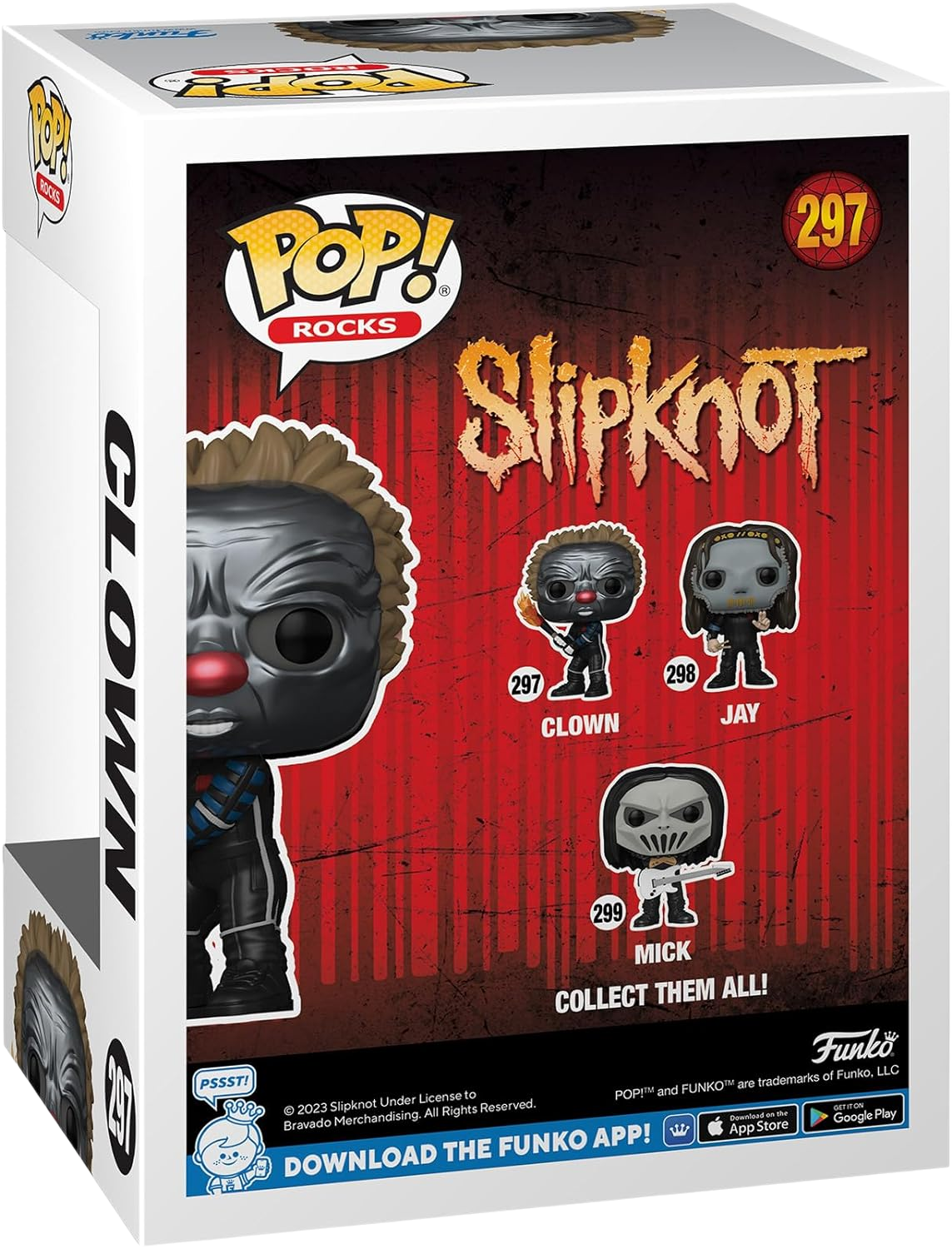 Funko Pop Rocks - Slipknot Clown #297 Rock Movie Heroes