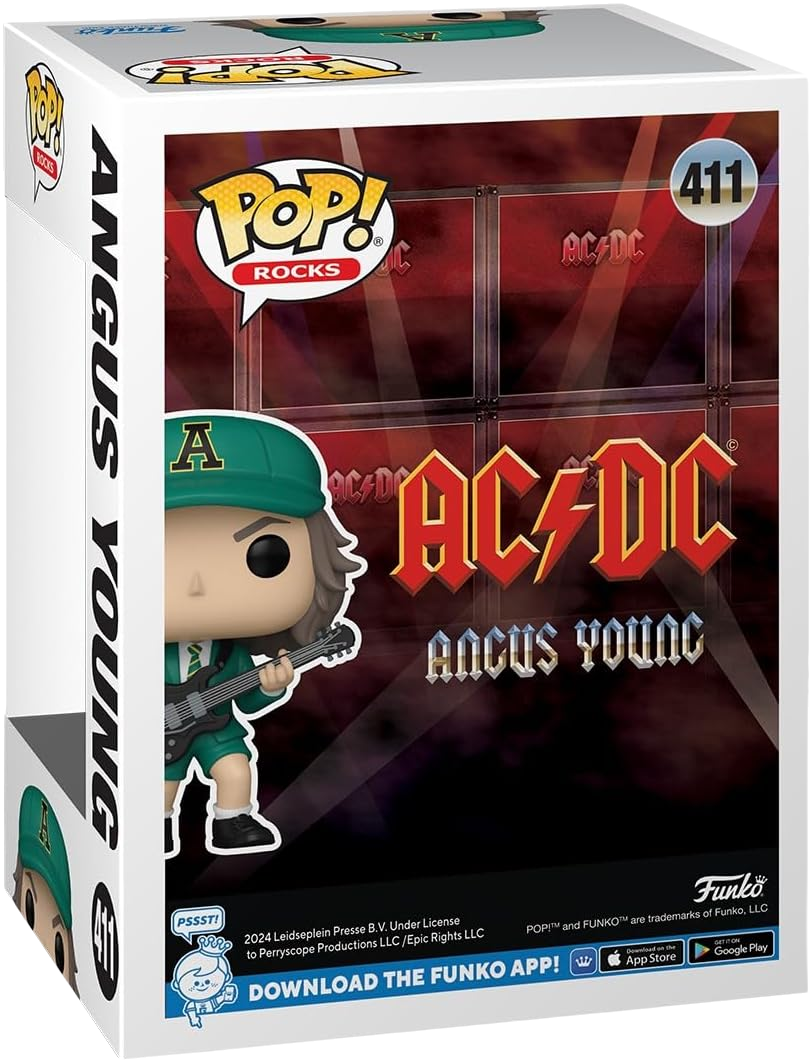 Funko Pop Rocks - AC/DC Angus Young Green Suit #411 Rock Movie Heroes