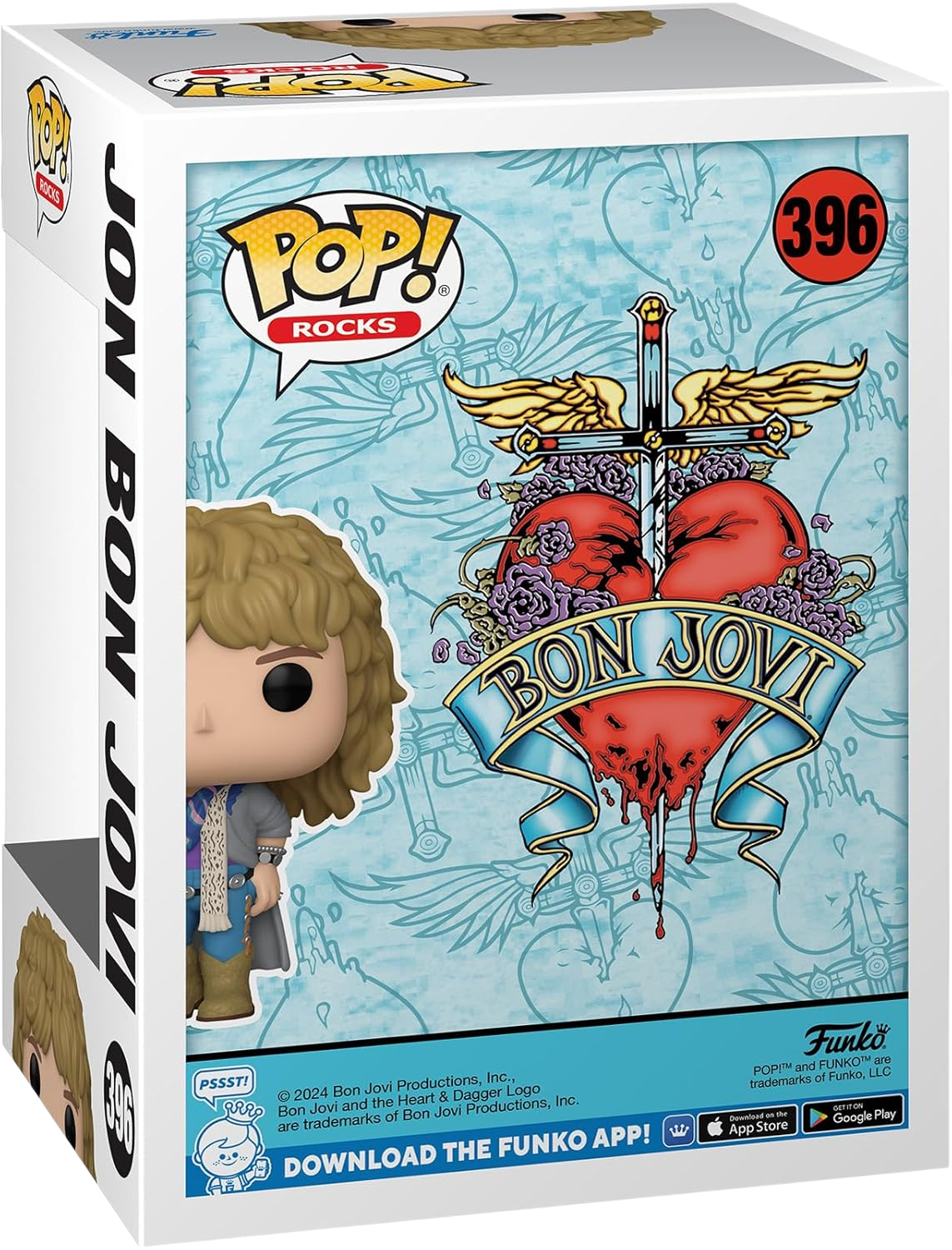 Funko Pop Rocks - Jon Bon Jovi #396 Rock Movie Heroes