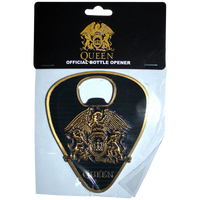 Queen  - Gold Crest Plectrum Bottle Opener Magnet Rock Movie Heroes
