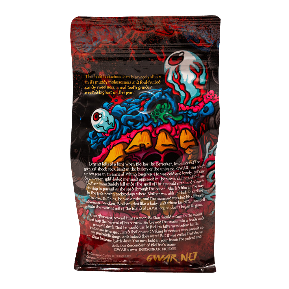 Gwar Berserker Mode Coffee CONCEPT CAFES COFFEE