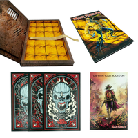 Iron Maiden Piece of Mind - Deluxe Graphic Novel Book Oversized Hardcover Rock Movie Heroes