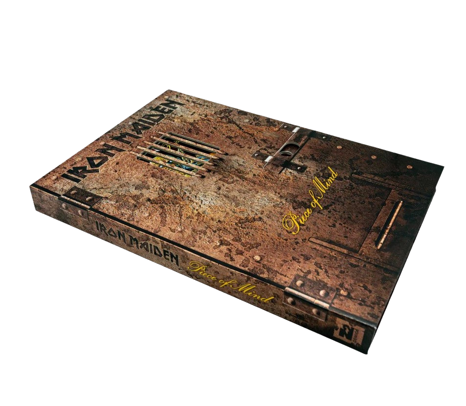 Iron Maiden Piece of Mind - Deluxe Graphic Novel Book Oversized Hardcover Rock Movie Heroes