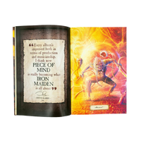 Iron Maiden Piece of Mind - Deluxe Graphic Novel Book Oversized Hardcover Rock Movie Heroes