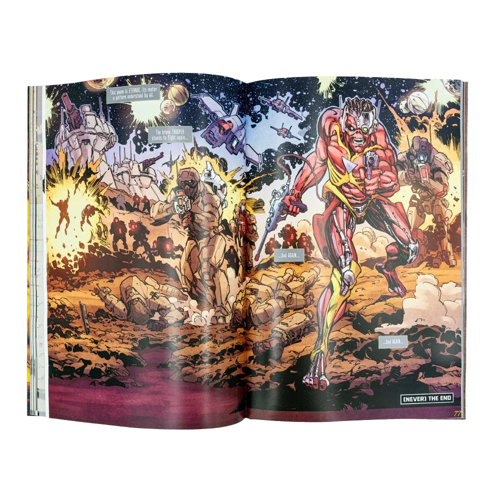 Iron Maiden Piece of Mind - Deluxe Graphic Novel Book Oversized Hardcover Rock Movie Heroes