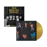 THE ROLLING STONES x GOLDMINE "EARLY YEARS" SPECIAL COLLECTOR’S EDITION SOFTCOVER BOOK w/THE ROLLING STONES ’12x5’ LP (Exclusive Limited Edition - Gold Vinyl) Revolver Magazine