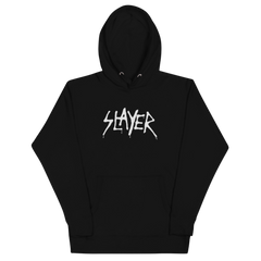 Slayer - White Drip Logo Hoodie