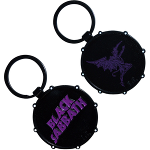 Black Sabbath Wavy Logo & Daemon Drum Keychain Keyring Rock Movie Heroes