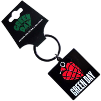 Green Day Grenade - Keychain Keyring Rock Movie Heroes